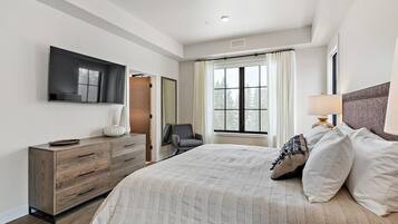 3 bedrooms, internet, bed sheets