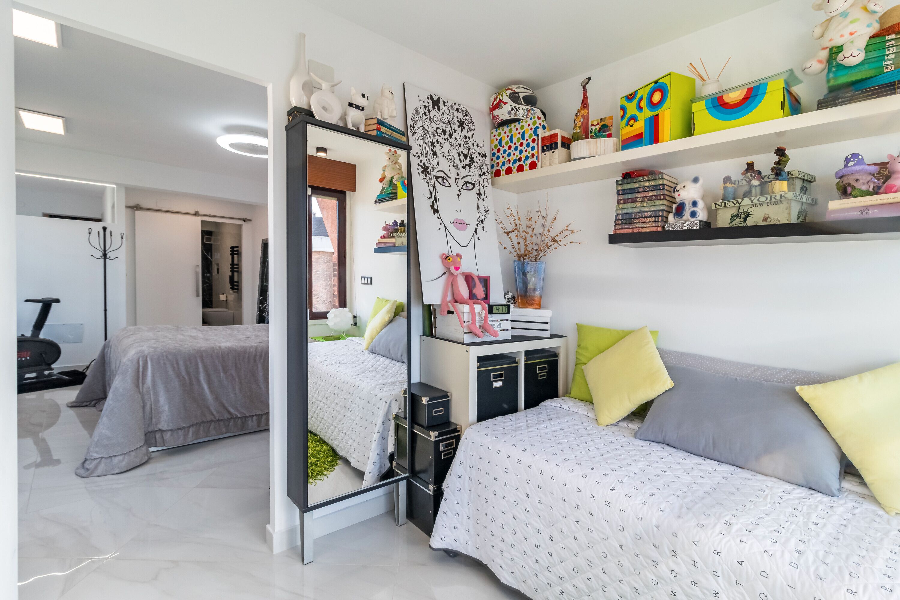 2 dormitorios, tabla de planchar con plancha, wifi y ropa de cama