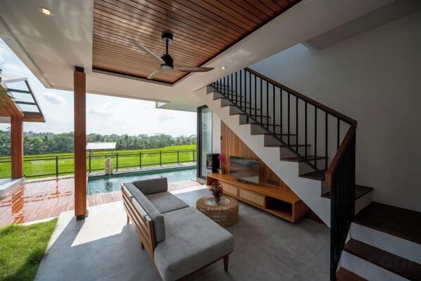 Living area - Kairos Villa Ubud (Bali)
