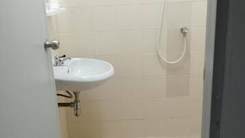 Shower, toilet paper