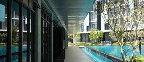 Alberca al aire libre