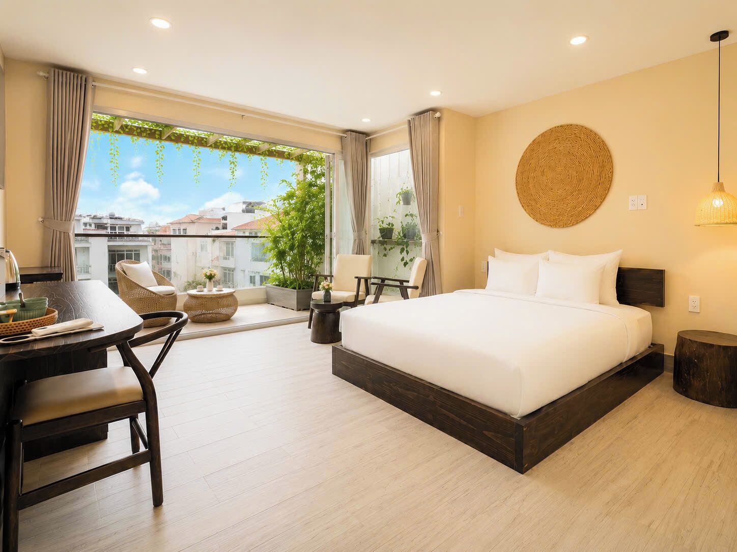 Chambre Double Supérieure, balcon, vue ville