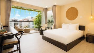 Chambre Double Supérieure, balcon, vue ville
