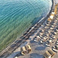 Serviço de traslado de/para a praia grátis, toalhas de praia 