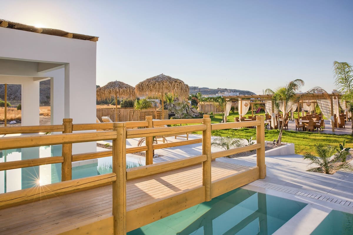 Suite Deluxe, balcon, vue piscine