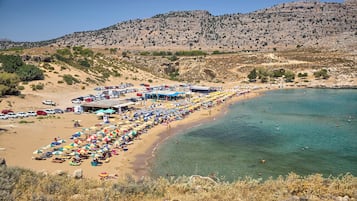 Gratis transport till/från stranden och strandhanddukar