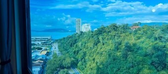 JQ Central 4 person unit facing mountain view and partially seaview AT kk CITY CENTER