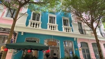 Blick von der Unterkunft