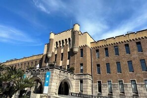 Blick von der Unterkunft