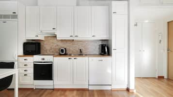 Apartment, Balcony, City View | Private kitchen