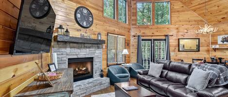 スマートテレビ、暖炉