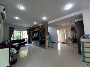 House, 3 Bedrooms, Accessible, Smoking | Living room - Spacious Entire House With Shared Fitness Room and Shared Indoor Pool in Club (Pathum Thani)
