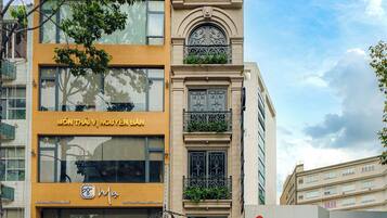 Overnatningsstedets facade