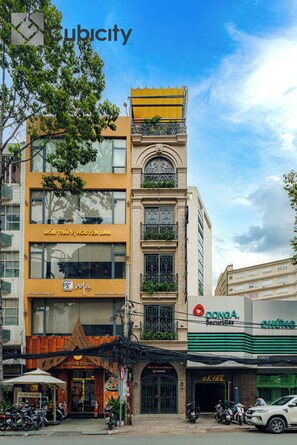 Majoituspaikan julkisivu