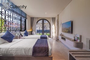 Junior-Doppel- oder -Zweibettzimmer, Stadtblick