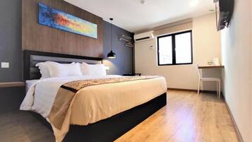 Desk, iron/ironing board, free WiFi