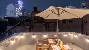 Outdoor dining - Tsutenkaku Royal House - Self Check-In Only (Osaka)