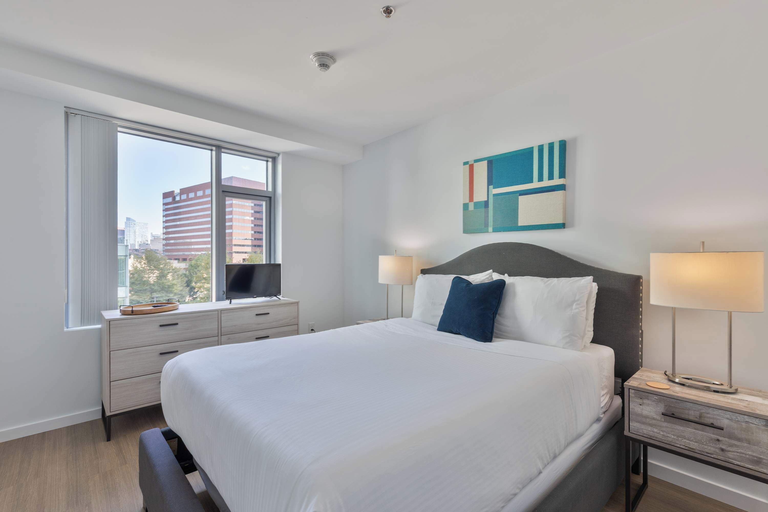 1 غرفة نوم ومكتب ومكواة/لوح كي وواي فاي