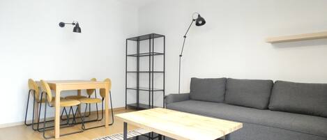 Apartment, Balcony | Living room | Flat-screen TV