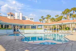 Et oppvarmet basseng