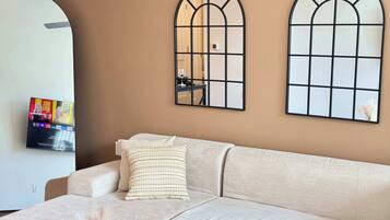 Smart TV, foosball, offices