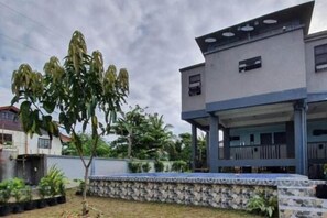 A szálláshely külső területei