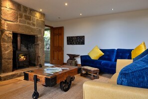 Télévision, cheminée