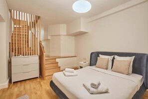 1 habitación, tabla de planchar con plancha, wifi y ropa de cama 