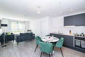 Classic Apartment, 2 Bedrooms, Non Smoking | Living area - Insignia by Guestz (Manchester)