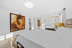 House (4 Bedrooms) | 4 bedrooms, desk, laptop workspace, iron/ironing board