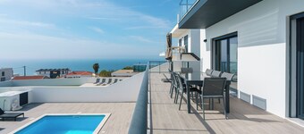 Villa Lotus Peralta with sea view