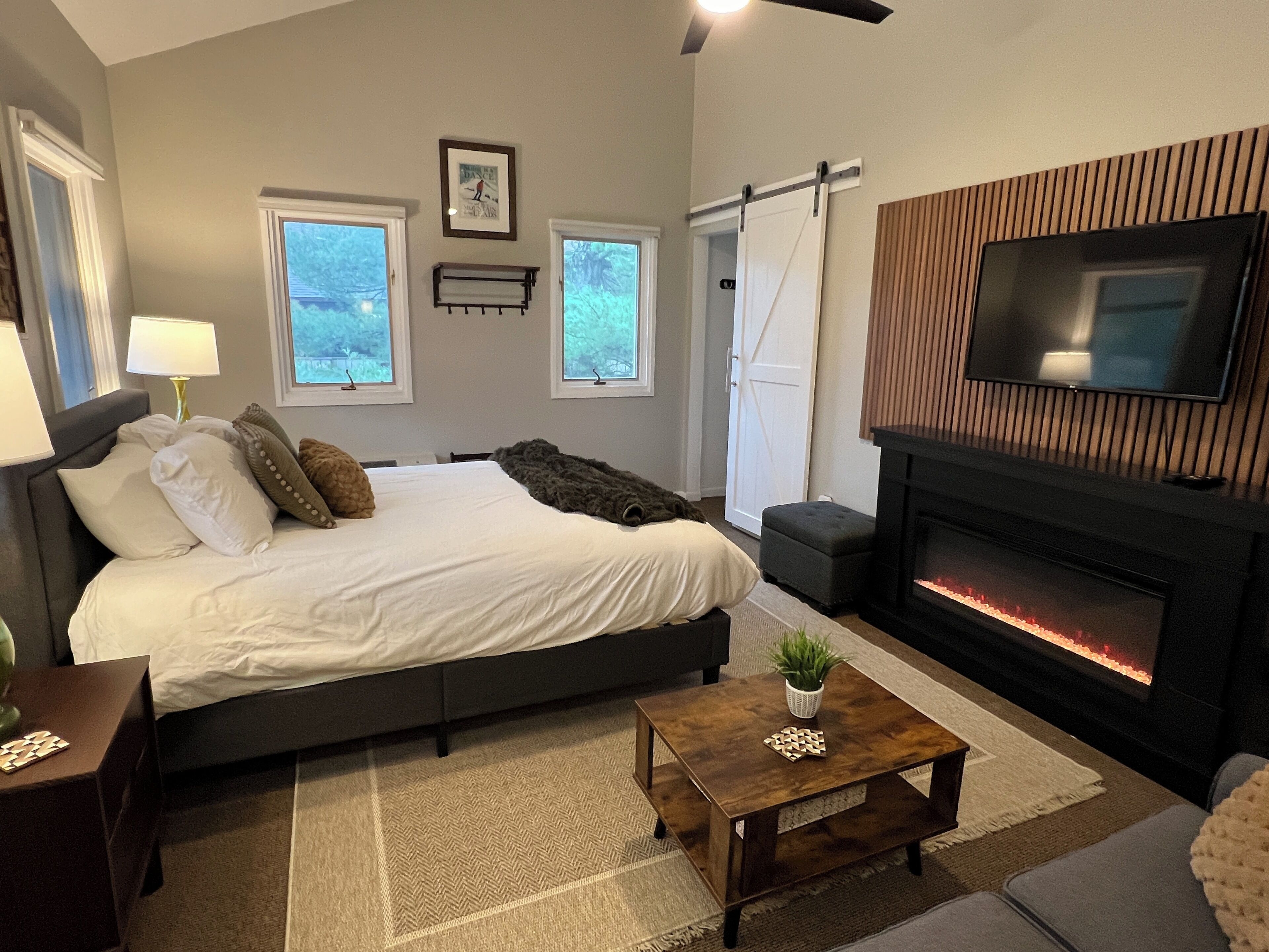 1 bedroom, iron/ironing board, travel crib, free WiFi