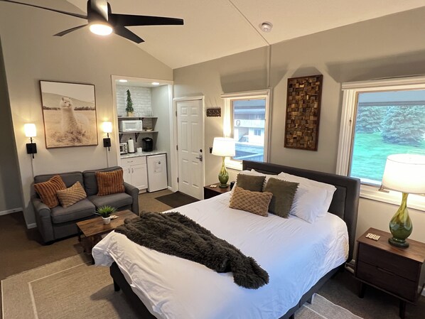1 bedroom, iron/ironing board, travel crib, free WiFi
