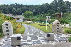 Udsigt fra overnatningsstedet