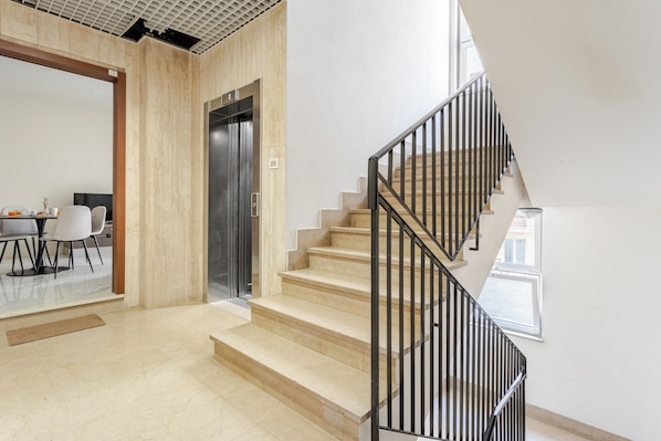 Interior entrance
