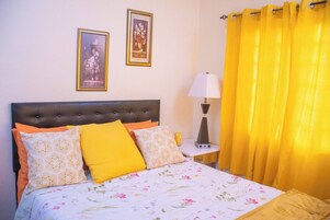 Apartamento, 2 quartos, sacada, vista para o jardim | 2 quartos