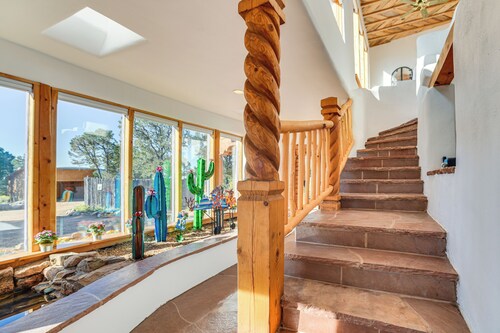 Panoramic Vistas: Glorieta Adobe Near Pecos River