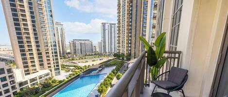 Apartment, City View | Balcony view