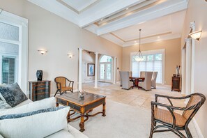House (4 Bedrooms) | Interior - Theater Room + Gazebo: Luxury Retreat in Ellenwood (Ellenwood)