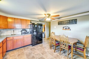 House (3 Bedrooms) | Interior - Hunt, Fish & Hike: Home w/ Deck in Encampment (Encampment)