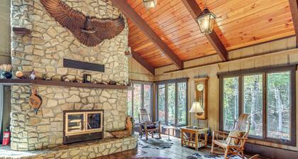 < 1 Mi to Trails: Wooded Home on Eagles Nest Lake!