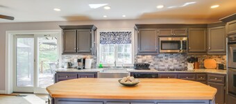 Outdoor Space w/ Stunning Views: New Milford Home!