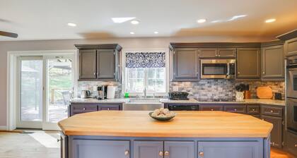 Outdoor Space w/ Stunning Views: New Milford Home!