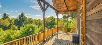 Mountain-view Deck! Cabin By Mt Abraham Skiing