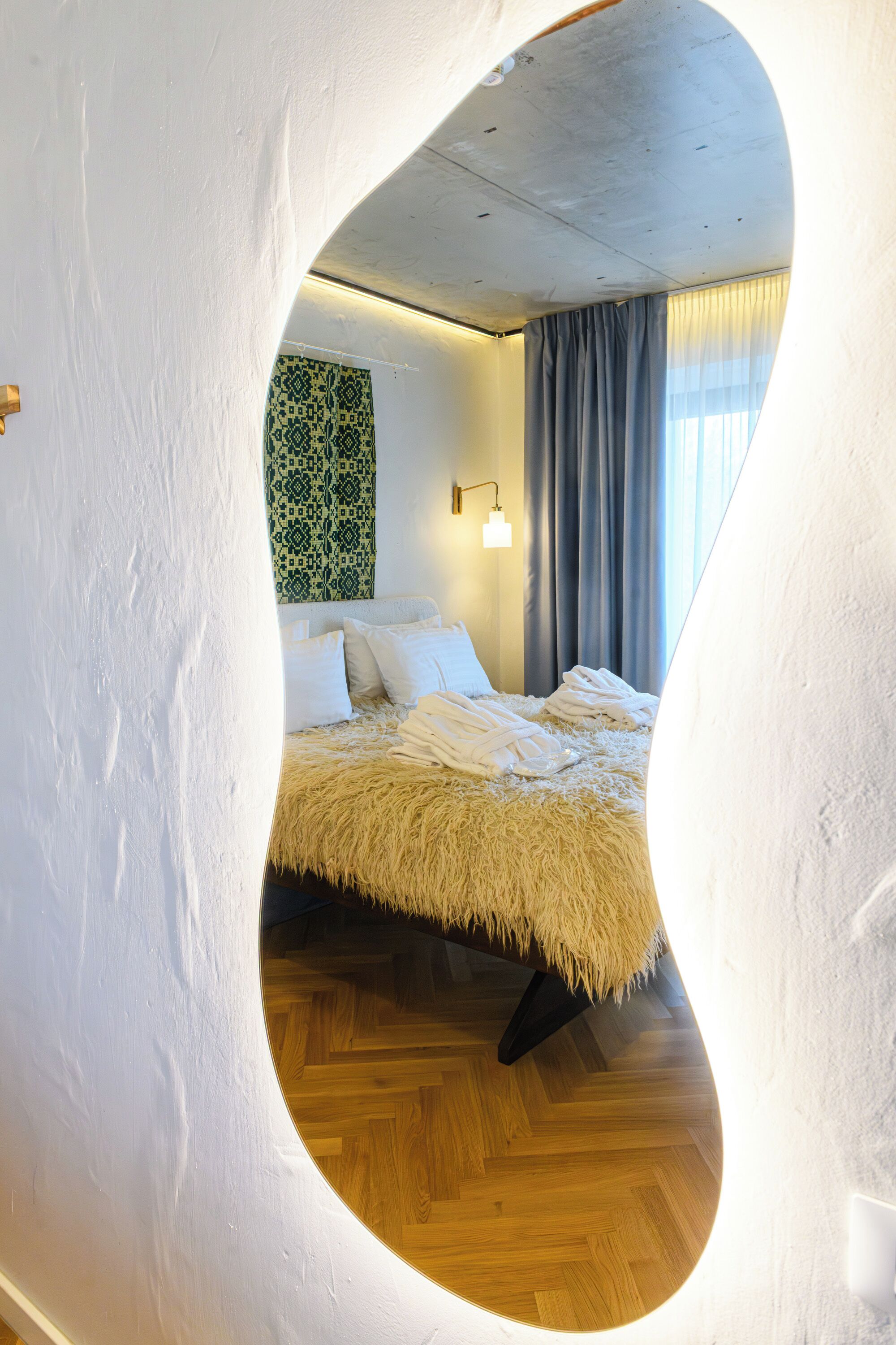 Standard Double Room, 1 King Bed, City View | Minibar, individually decorated, desk, blackout drapes