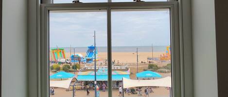 Blick von der Unterkunft