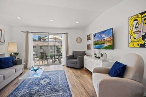 Leilighet, flere senger, balkong, hageutsikt (Preserve at Mesquite) | Oppholdsområde