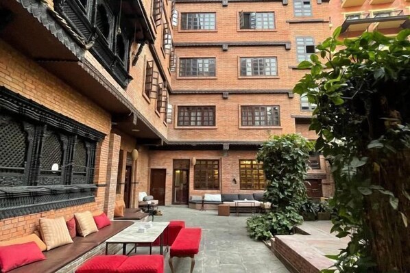 Garden - Courtyard Pujan Hotel - Thamel (Kathmandu)