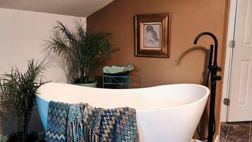 Hair dryer, towels