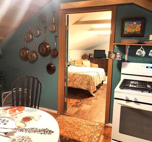 Private kitchen - Pet Friendly Impressive Safari Tent with Hot-tub in Rainbow, California (Rainbow)
